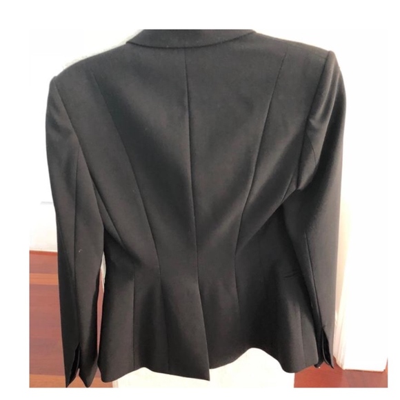 Tom Ford Black Wool One Button Blazer - Picture 2 of 4